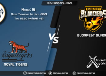 ROT vs BUB, Live Scorecard, Match 16, July 1, 2021, Live Cricket Score, ECS Hungary, 2021