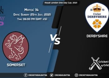 Royal London One-Day Cup, 2021, Live Match 14, SOM vs DER, LIVE Streaming for free, When, Where, How to Watch