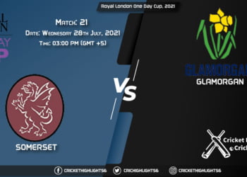Royal London One-Day Cup, 2021 Live Match 21, SOM vs GLA LIVE Streaming for free, When, Where, How to Watch