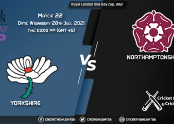 Royal London One-Day Cup, 2021 Live Match 22, YOR vs NOR LIVE Streaming for free, When, Where, How to Watch