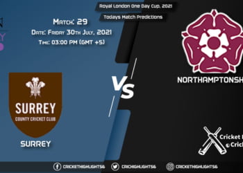 Royal London One-Day Cup, 2021, Match 29 SUR vs NOR, Playing 11 & Today's Match Predictions