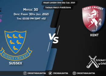 Royal London One-Day Cup, 2021, Match 30 SUS vs KEN, Playing 11 & Today's Match Predictions