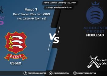 Royal London One-Day Cup, 2021, Match 7 ESS vs MID, Playing 11 & Today's Match Predictions