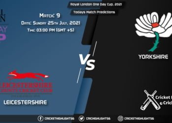 Royal London One-Day Cup, 2021, Match 9 LEI vs YOR, Playing 11 & Today's Match Predictions