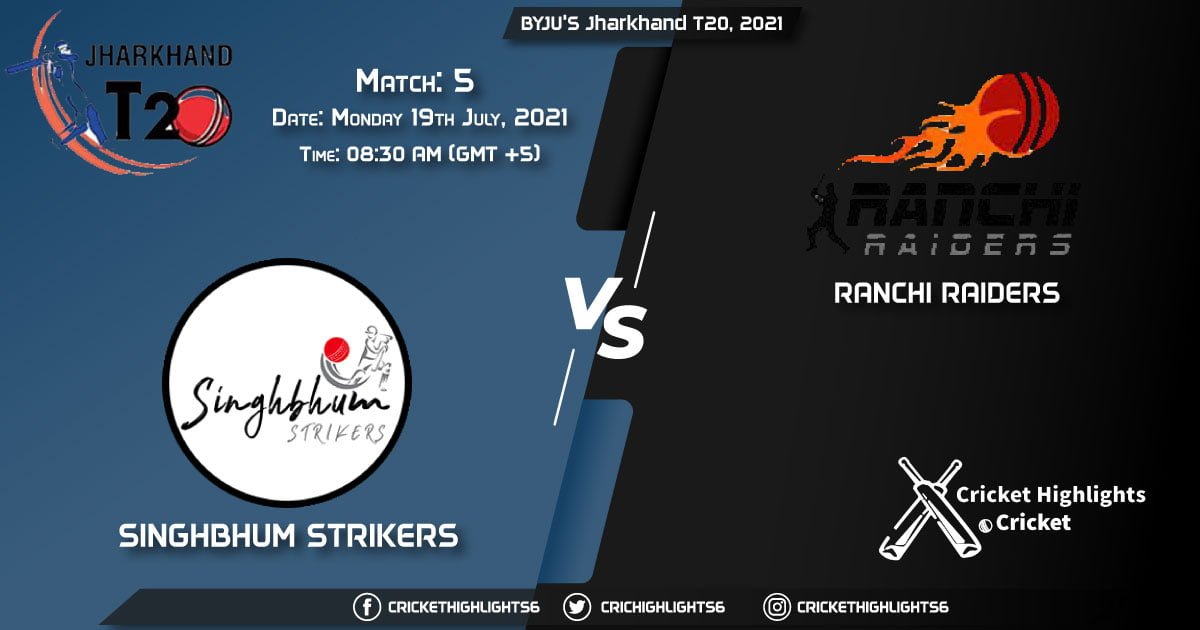 SIN vs RAN, Live Scorecard, Match 5, July 19, 2021, Live Cricket Score, Jharkhand T20, 2021