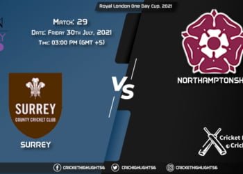 SUR vs NOR, Live Scorecard, Match 29, July 30, 2021, Live Cricket Score, Royal London One-Day Cup, 2021