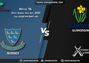 SUS vs GLA, Live Scorecard, Match 76th, July 4, 2021, Live Cricket Score, County Championship, 2021