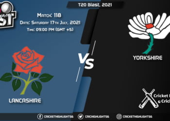 T20 Blast, 2021 Live Match 118, LAN vs YOR LIVE Streaming for free, When, Where, How to Watch