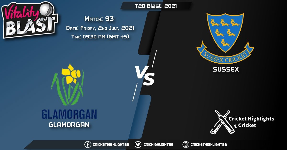 T20 Blast, 2021 Live Match 93, GLA vs SUS LIVE Streaming for free, When, Where, How to Watch
