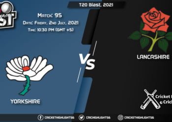 T20 Blast, 2021 Live Match 95, YOR vs LAN LIVE Streaming for free, When, Where, How to Watch