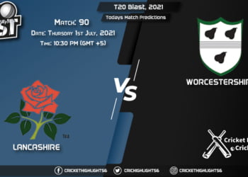 T20 Blast, 2021, Match 90 LAN vs WOR, Playing 11 & Today's Match Predictions