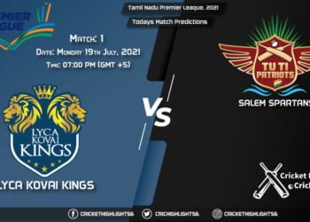 Tamil Nadu Premier League, 2021, Match 1 LKK vs SS, Playing 11 & Today's Match Predictions