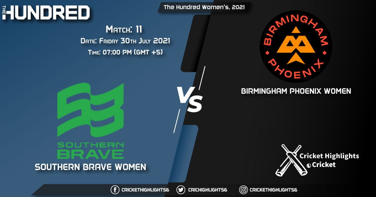 The Hundred Women, 2021 Live Match 11, SOB-W vs BPH-W LIVE Streaming for free, When, Where, How to Watch