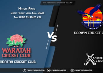 WCC vs DDC, Live Scorecard, Match Final, July 2, 2021, Live Cricket Score, Darwin and District Cricket Competition T20 League, 2021