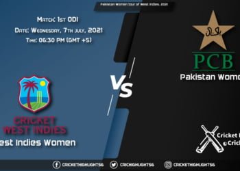 WI-W vs PK-W, Live Scorecard, Match 1st ODI, July 7, 2021, Live Cricket Score, Pakistan Women tour of West Indies, 2021