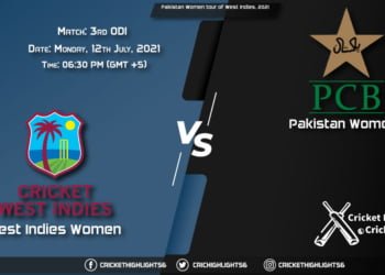 WI-W vs PK-W, Live Scorecard, Match 3rd ODI, July 12, 2021, Live Cricket Score, Pakistan Women tour of West Indies, 2021