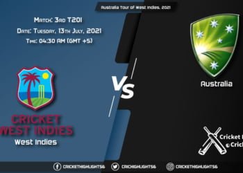 WI vs AUS, Live Scorecard, Match 3rd T20I, July 13, 2021, Live Cricket Score, Australia Tour of West Indies, 2021