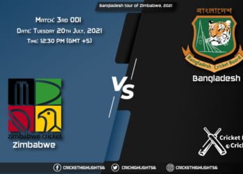 ZIM vs BAN, Live Scorecard, Match 3rd ODI, July 20, 2021, Live Cricket Score, Bangladesh tour of Zimbabwe, 2021