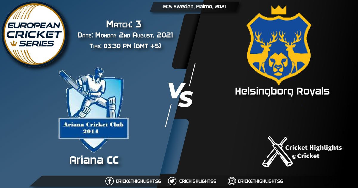 ARI vs HRO, Live Scorecard, Match 3, August 2, 2021, Live Cricket Score, ECS Sweden, Malmo, 2021