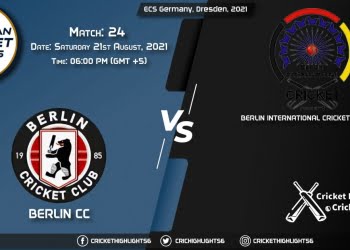 BER vs BICA, Live Scorecard, Match 24, August 21, 2021, Live Cricket Score, ECS Germany, Dresden, 2021