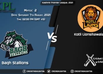 BS vs KL, Live Scorecard, Match 2, August 7, 2021, Live Cricket Score, Kashmir Premier League, 2021