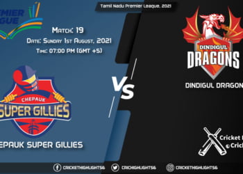 CSG vs DD, Live Scorecard, Match 19, August 1, Live Cricket Score, Tamil Nadu Premier League, 2021