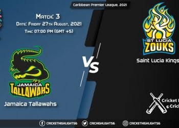 Caribbean Premier League, 2021 Live Match 3, JAM vs SLK LIVE Streaming for free, When, Where, How to Watch