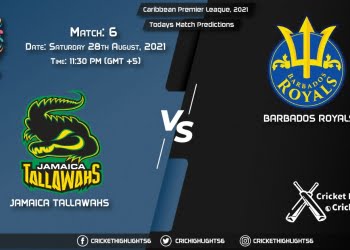 Caribbean Premier League, 2021, Match 6 JAM vs BR, Playing 11 & Today's Match Predictions