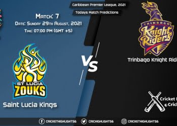 Caribbean Premier League, 2021, Match 7 SLK vs TKR, Playing 11 & Today's Match Predictions
