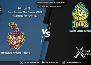 Caribbean Premier League, 2021, Match 9 TKR vs SLK, Playing 11 & Today's Match Predictions