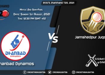 DHA vs JAM, Live Scorecard, Match 2nd Semi-Final, August 1, 2021, Live Cricket Score, BYJU'S Jharkhand T20, 2021