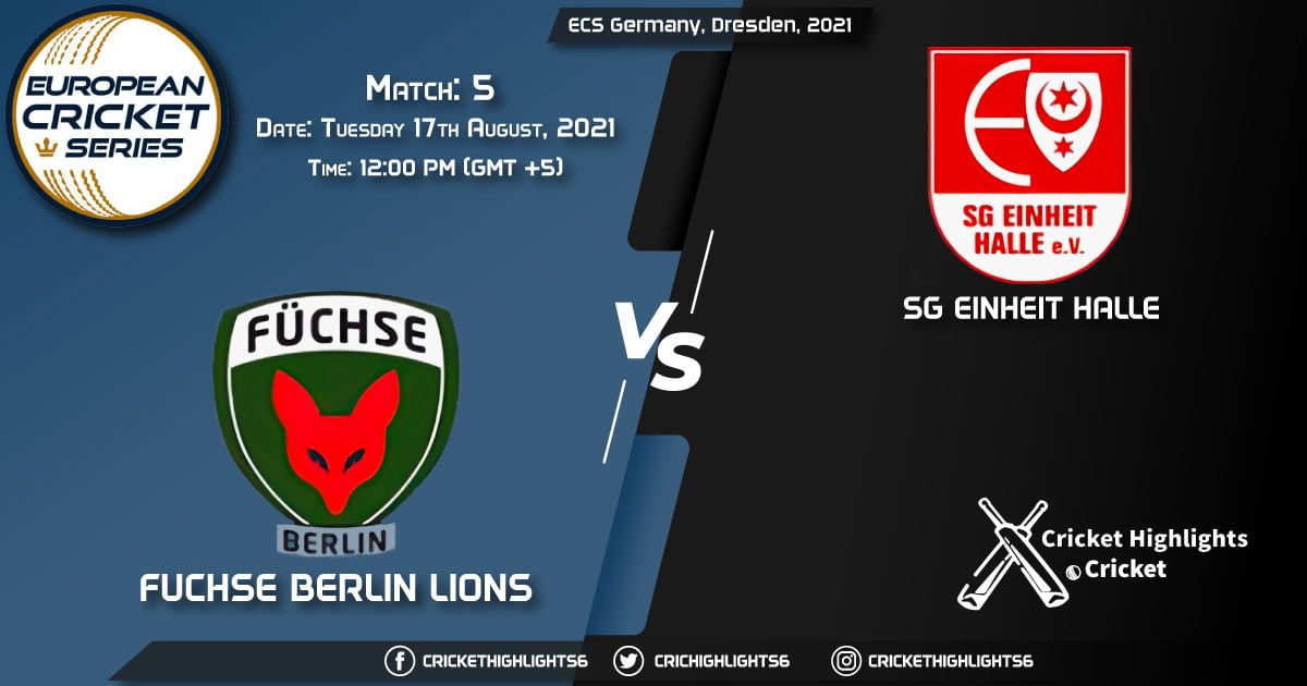 ECS Germany, Dresden, 2021 Live Match 5, FBL vs EIH LIVE Streaming for free, When, Where, How to Watch