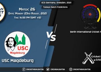 ECS Germany, Dresden, 2021, Match 26 USCM vs BICA, Playing 11 & Today's Match Predictions