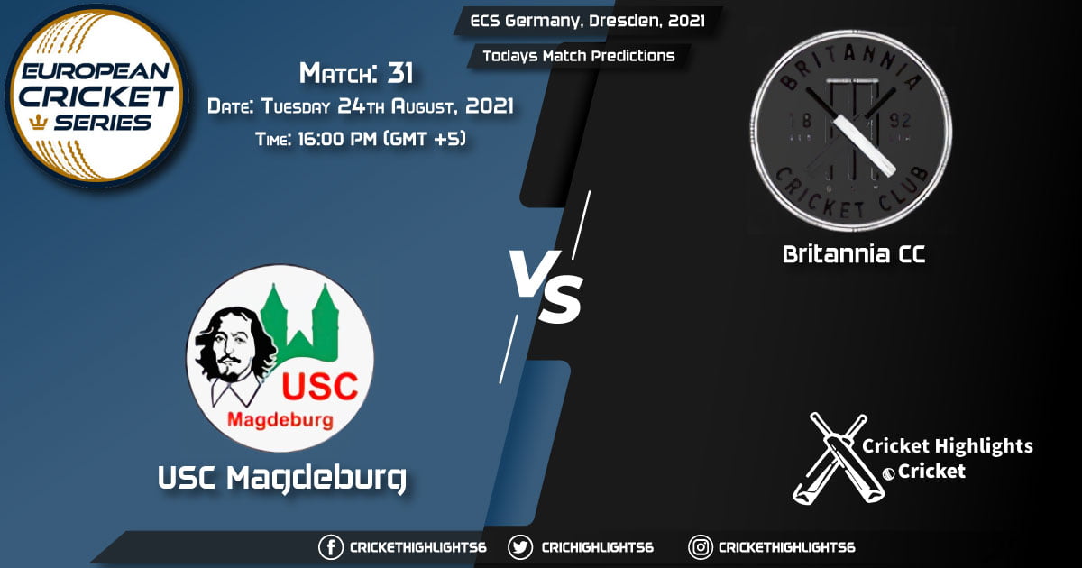 ECS Germany, Dresden, 2021, Match 31 USCM vs BRI, Playing 11 & Today's Match Predictions
