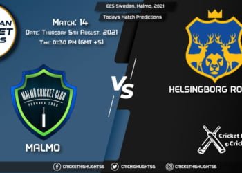 ECS Sweden, Malmo, 2021, Match 14 MAL vs HRO, Playing 11 & Today's Match Predictions