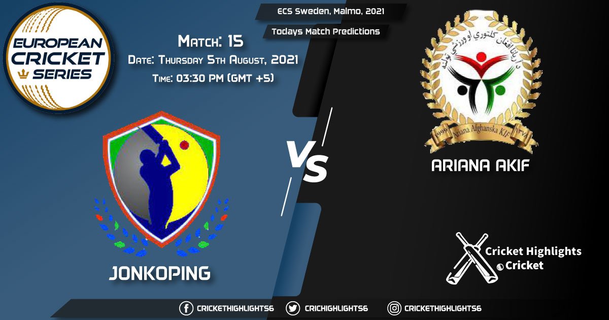 ECS Sweden, Malmo, 2021, Match 15 JKP vs AF, Playing 11 & Today's Match Predictions