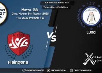 ECS Sweden, Malmo, 2021, Match 28 HSG vs LND, Playing 11 & Today's Match Predictions