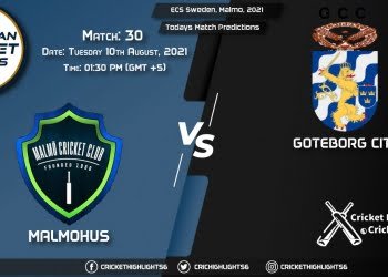 ECS Sweden, Malmo, 2021, Match 30 MAM vs GOC, Playing 11 & Today's Match Predictions
