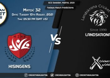 ECS Sweden, Malmo, 2021, Match 32 HSG vs LAN, Playing 11 & Today's Match Predictions