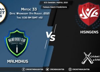 ECS Sweden, Malmo, 2021, Match 33 MAM vs HSG, Playing 11 & Today's Match Predictions