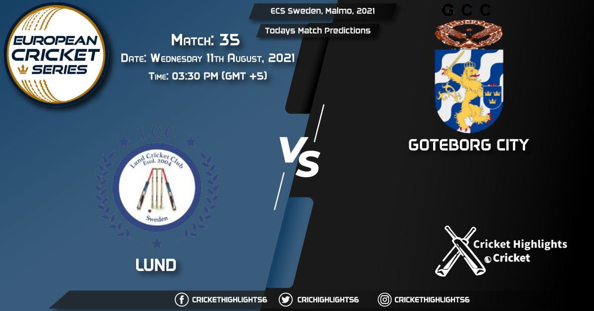 ECS Sweden, Malmo, 2021, Match 35 LND vs GOC, Playing 11 & Today's Match Predictions