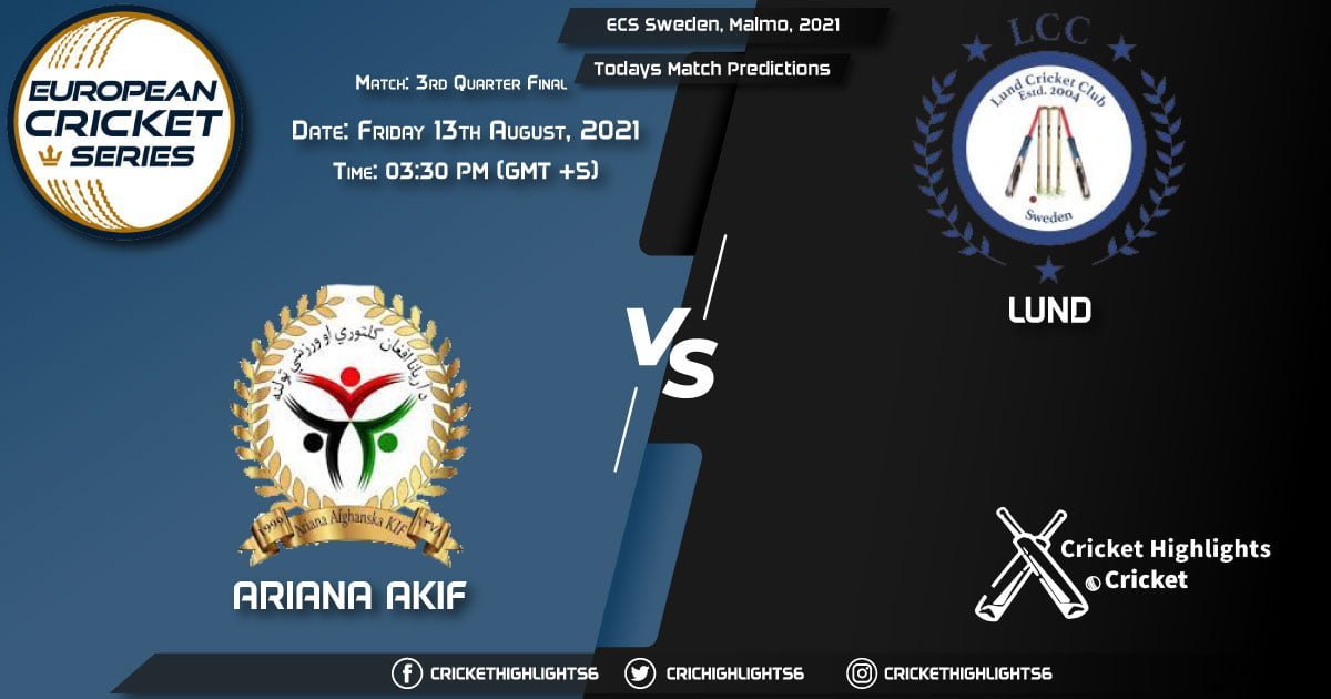 ECS Sweden, Malmo, 2021, Match 3rd Quarter Final AF vs LND, Playing 11 & Today's Match Predictions