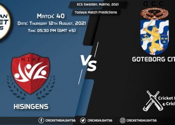 ECS Sweden, Malmo, 2021, Match 40 HSG vs GOC, Playing 11 & Today's Match Predictions