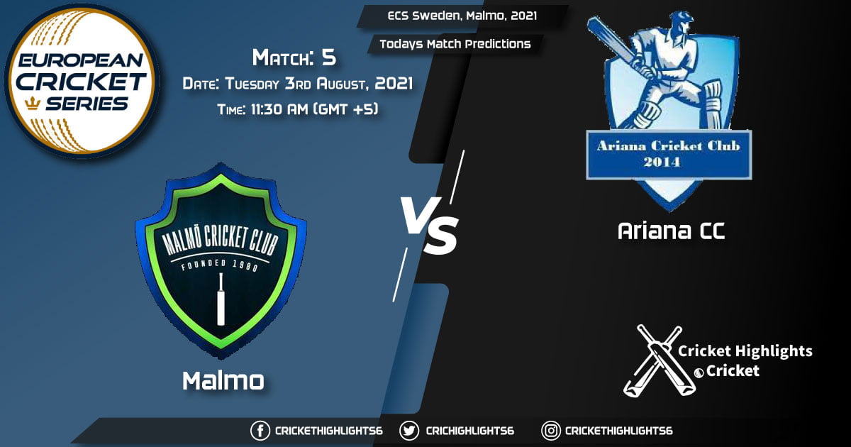 ECS Sweden, Malmo, 2021, Match 5 MAL vs ARI, Playing 11 & Today's Match Predictions