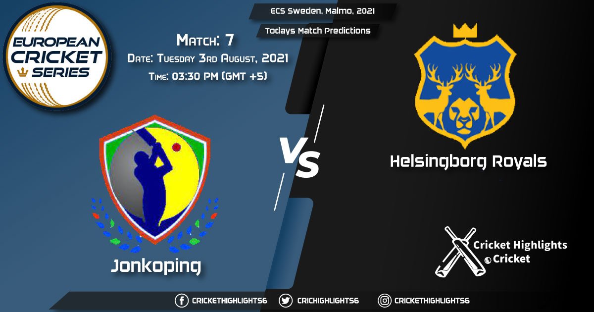 ECS Sweden, Malmo, 2021, Match 7 JKP vs HRO, Playing 11 & Today's Match Predictions