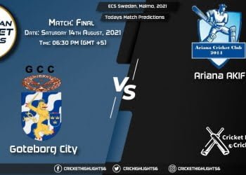 ECS Sweden, Malmo, 2021, Match Final GOC vs AF, Playing 11 & Today's Match Predictions