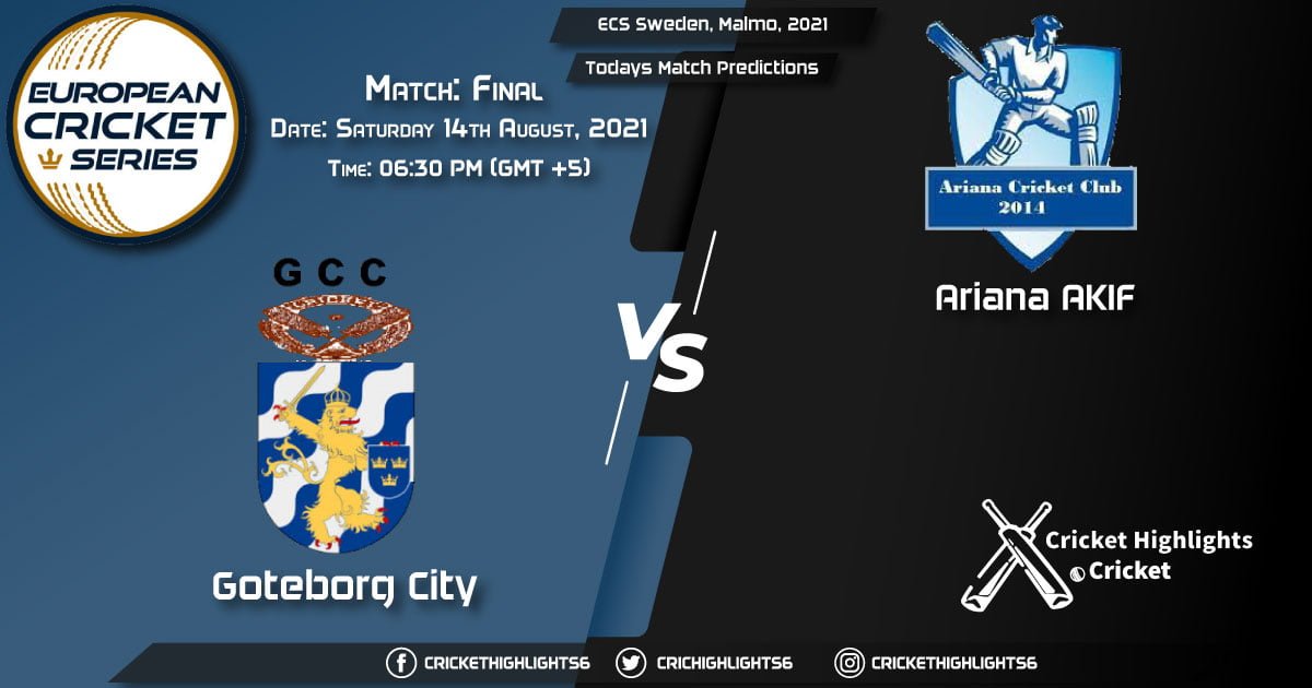 ECS Sweden, Malmo, 2021, Match Final GOC vs AF, Playing 11 & Today's Match Predictions