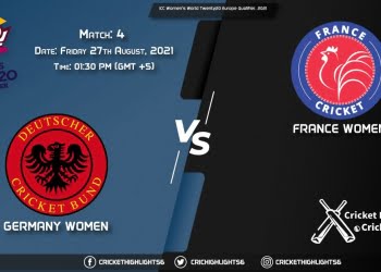 GER-W vs FRA-W, Live Scorecard, Match 4, August 27, 2021, Live Cricket Score, ICC Women's World Twenty20 Europe Qualifier, 2021