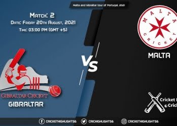 GIB vs MAL, Live Scorecard, Match 2, August 20, 2021, Live Cricket Score, Malta and Gibraltar tour of Portugal, 2021