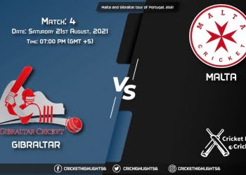 GIB vs MAL, Live Scorecard, Match 4, August 21, 2021, Live Cricket Score, Malta and Gibraltar tour of Portugal, 2021